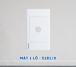 mặt 1 lỗ s181/x sino