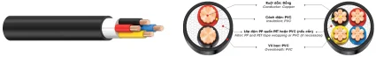 Dây Cáp Điện CVV LION DAPHACO 1 CVV LION DPC